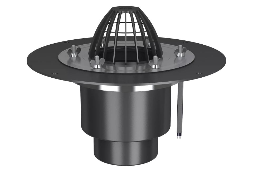 Воронка кровельная с обогревом TERMOCLIP ВФО Ø160